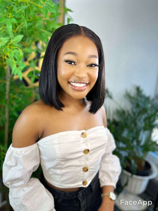 10 inch Wear And Go HD 5 X 5 Lace Frontal Double Drawn Wig Remorehair