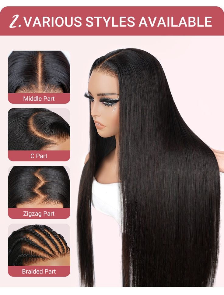 Wear And Go Pre -Bleached Double Drawn Straight 16 - 30 Inch Wigs Remorehair