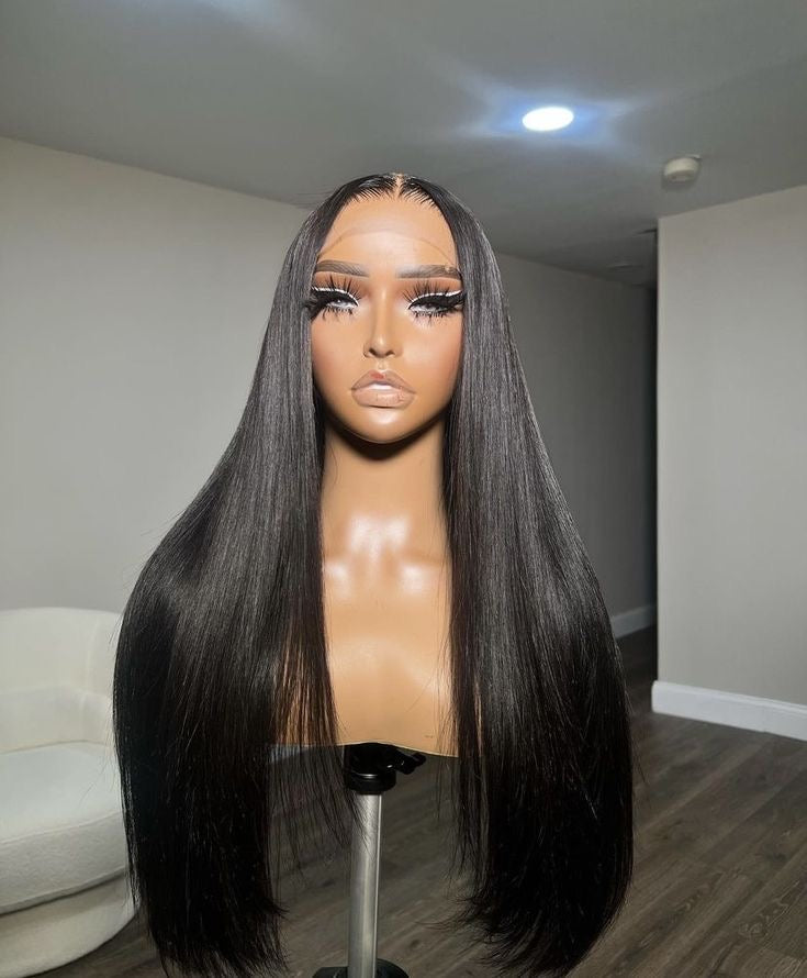 Double Drawn Lace Frontal Straight Wigs Remorehair