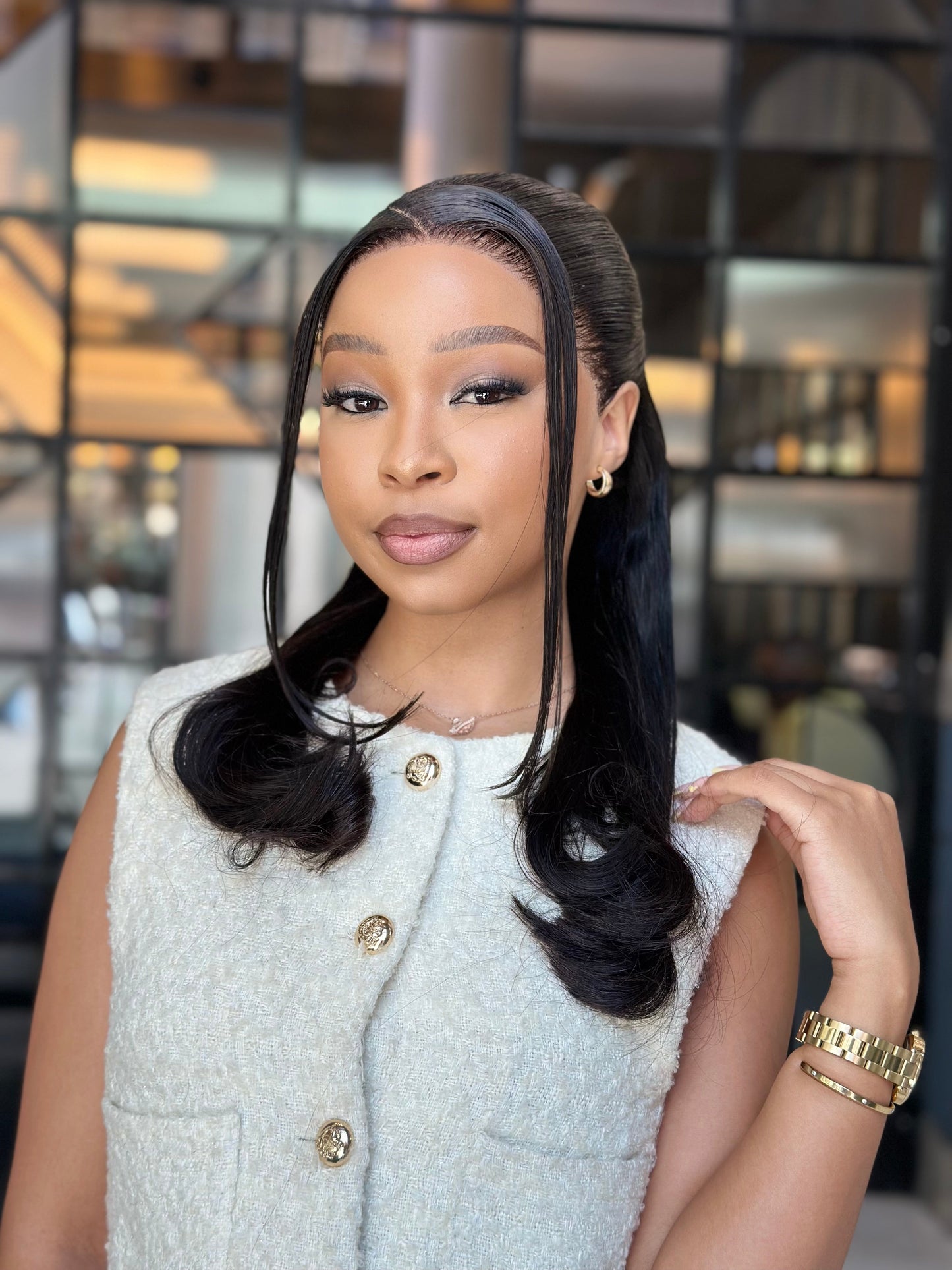 Double Drawn Lace Frontal Straight Wigs