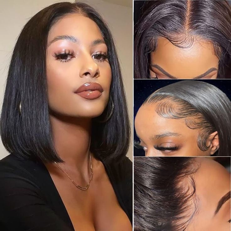 Double Drawn Full Frontal Human Hair BOB Wig - Stunning and Natural Looking Wig Remorehair