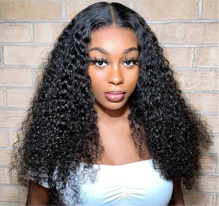 Glue-less Malaysian Jerry Curly Wig