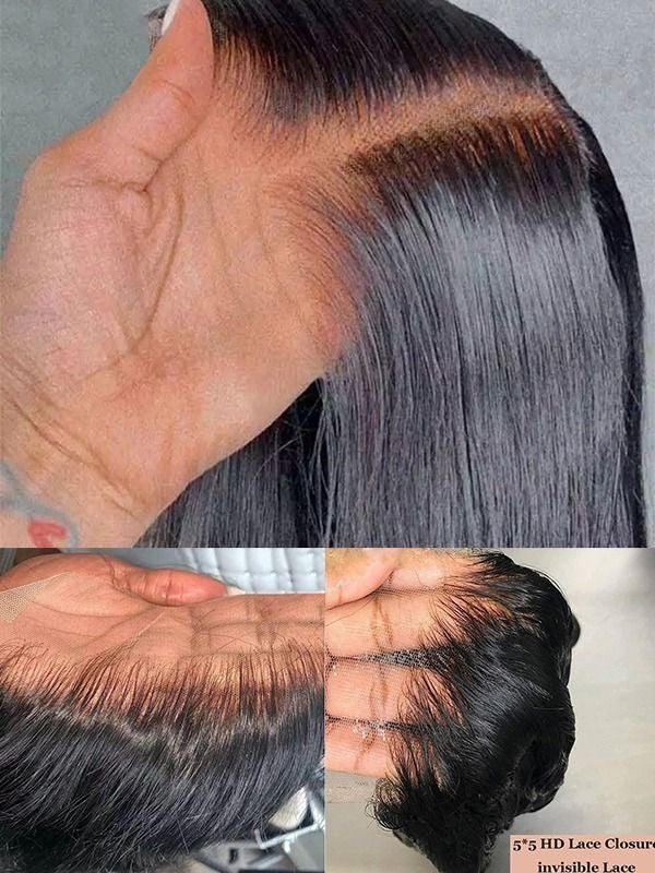 HD Straight 5x5 Glueless Closures