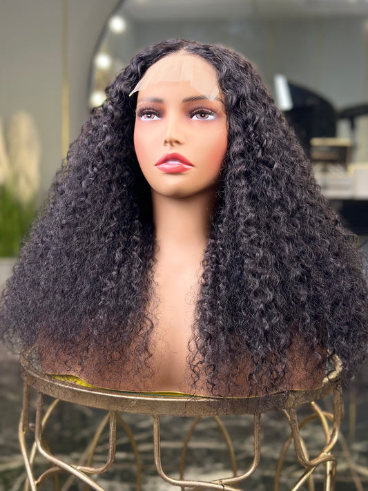Glueless Peruvian Water Curly 22 Inch