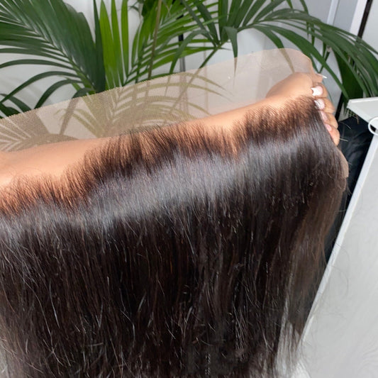 HD Full Frontal Straight Closure Remorehair