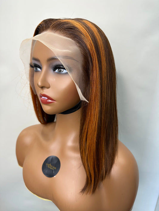 Highlight Lace Full Front Bob Wig Remorehair