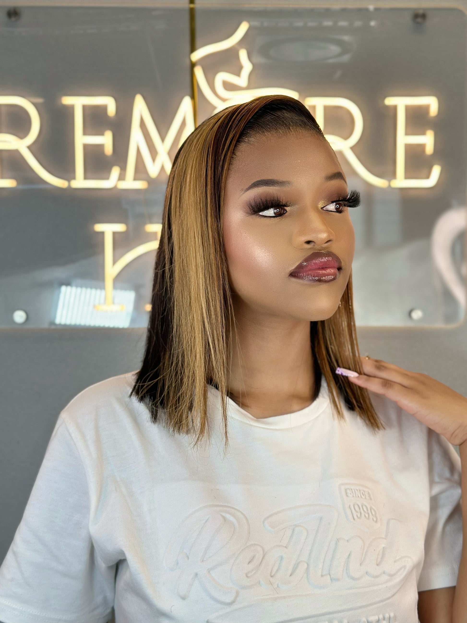 Highlight Lace Full Front Bob Wig Remorehair