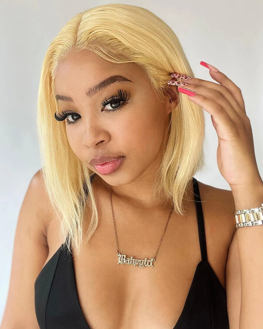 Blonde Lace Bob Wig Remorehair