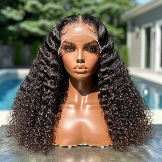 Lace Frontal Water Weave Double Drawn Wigs Remorehair